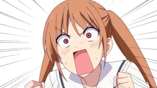 Аниме тян орёт