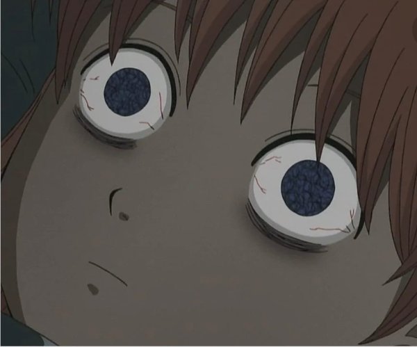 Сонное лицо аниме