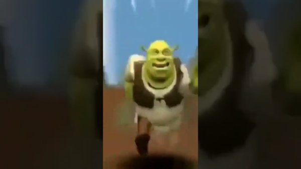 Шрек бежит Мем