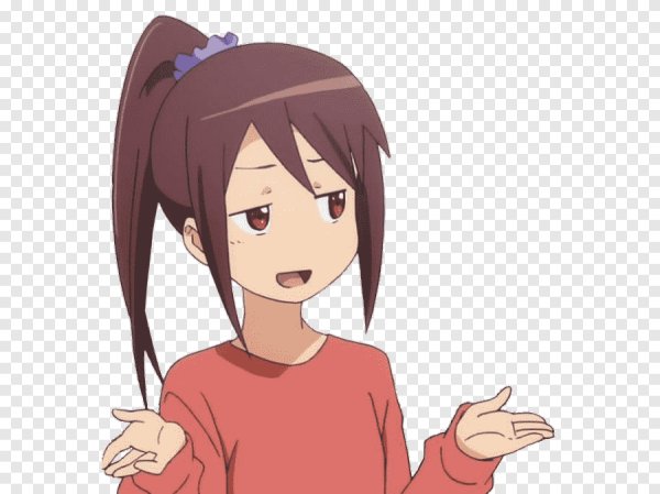 Аниме персонажи на прозрачном фоне