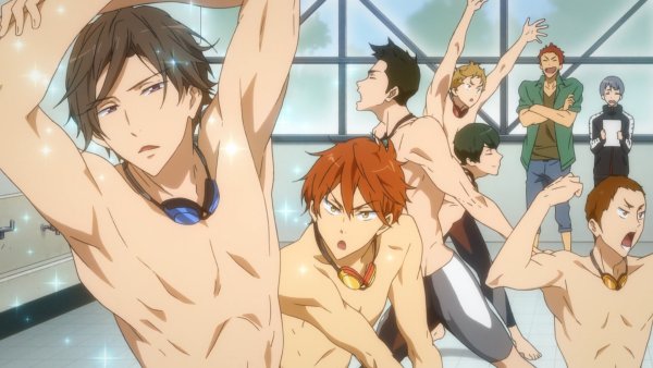 Аниме Вольный стиль фансервис