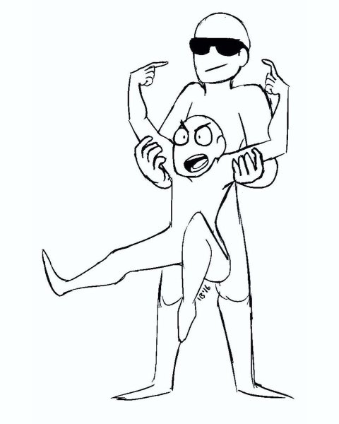 Забавные позы для рисования