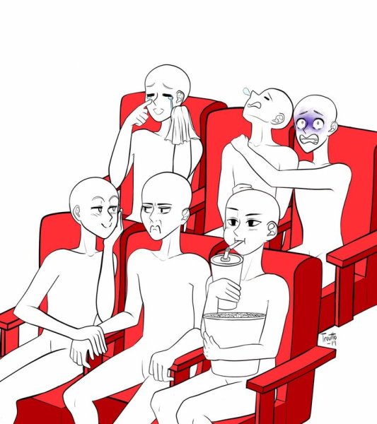 Манекены для рисования много людей