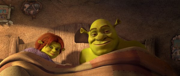 Шрек 3 Фиона в кровати