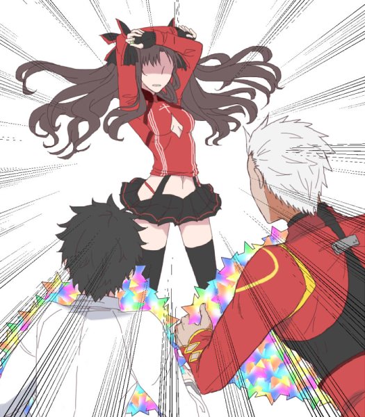 Рин Тосака и Лансер