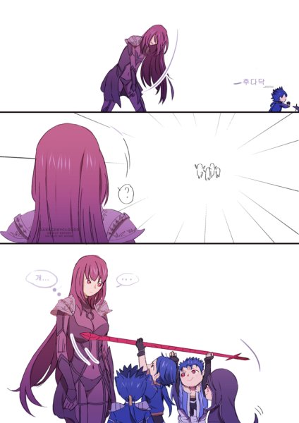 Fate Grand order Scathach и Широ