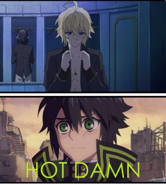 Мемы про аниме последний Серафим