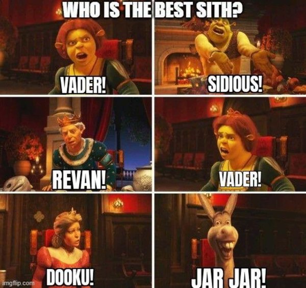 Шрек Фиона Гарольд осёл