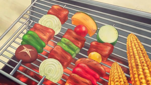 Аниме шашлык из девушек