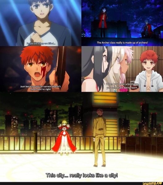 Фейт Зеро Мем