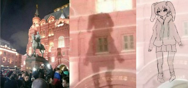 Тень от статуи Жукова