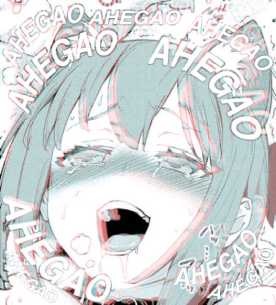 Аниме ахегао лица
