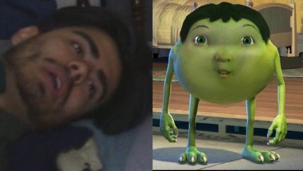 Майк Вазовски с лицом