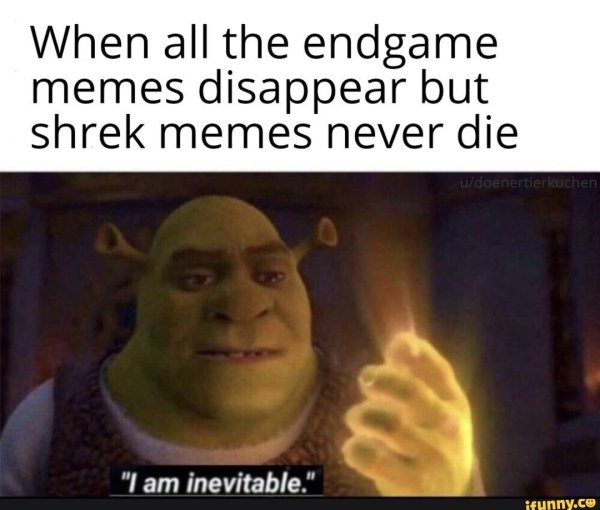 Шрек Танос Мем