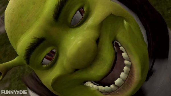 Шрек удивляется