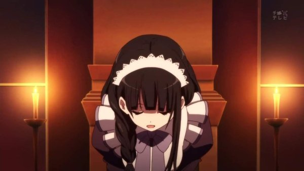 Аниме девочка поклон