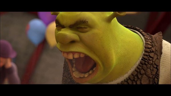 Шрек рычит
