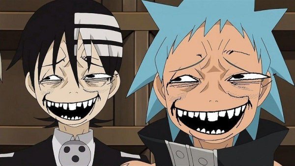 Аниме смеется