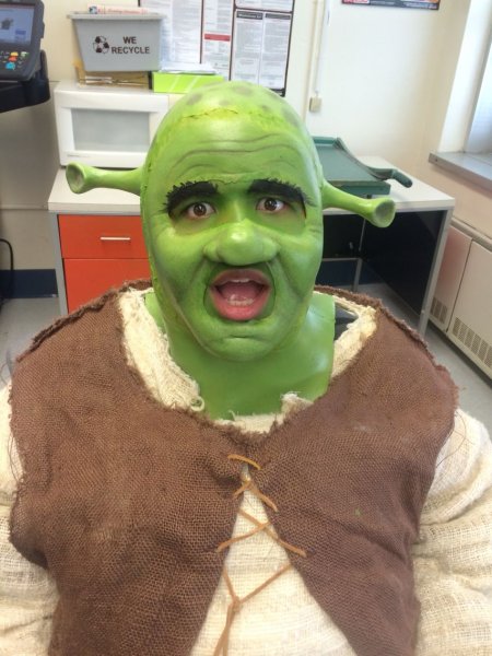 Косплей на Шрека смешной