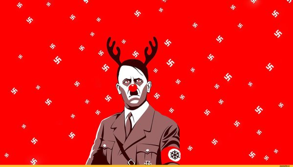 Адольф Гитлер на фоне