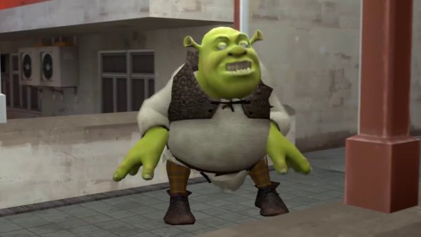 Танцующий Шрек