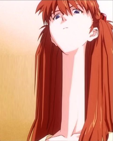 Евангелион Аска длинная шея