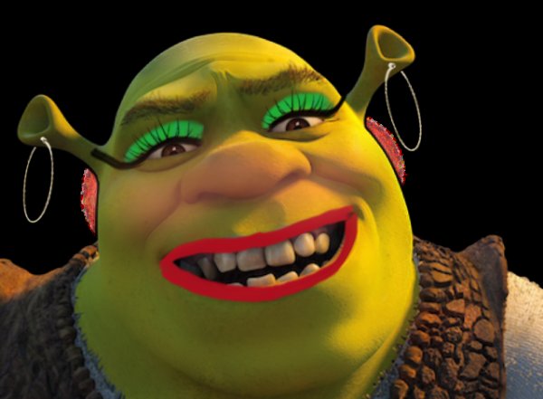 Макияж Шрека