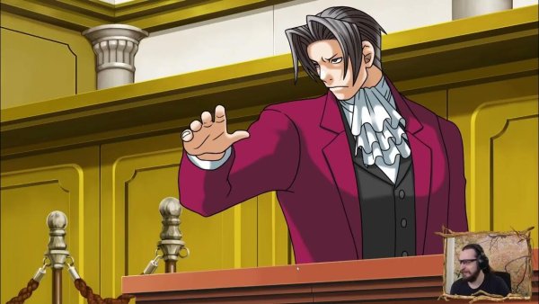 Майлз Эджворт протестую