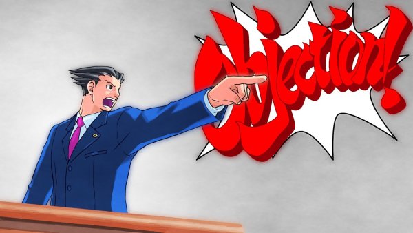 Ace attorney Феникс протестую