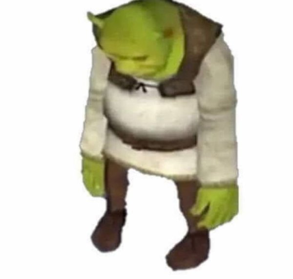 Грустный Шрек Мем