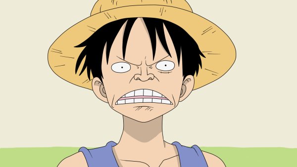 Ван Пис Луффи лицо