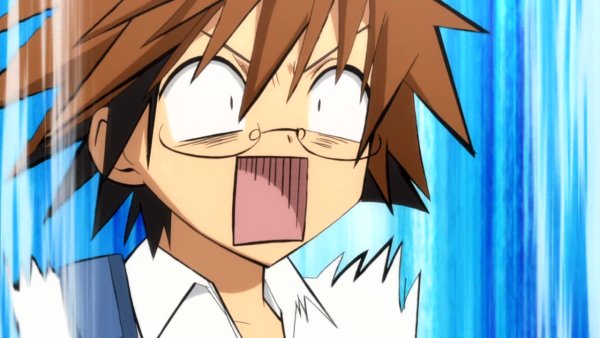 Аниме парень удивление