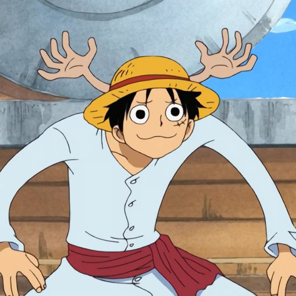 Луффи имитирует чоппера