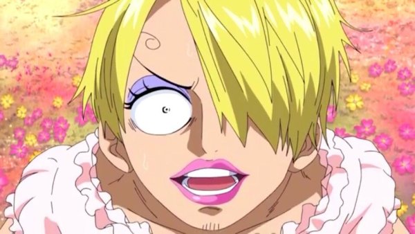 Санджи Винсмок в платье