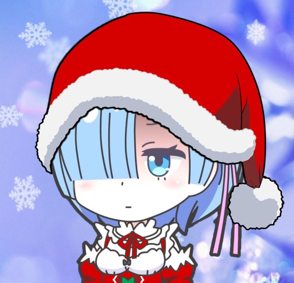 Новогодние аватарки аниме