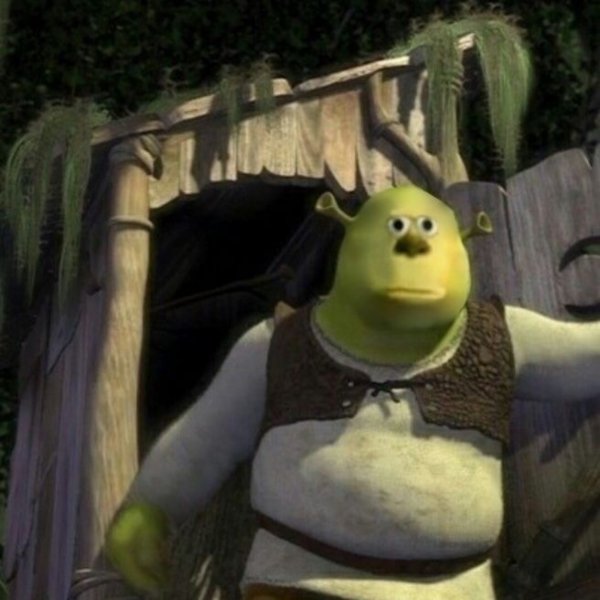 Майк Вазовски с лицом Шрека