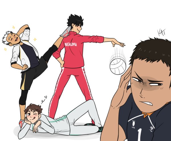 Мемы из аниме волейбол