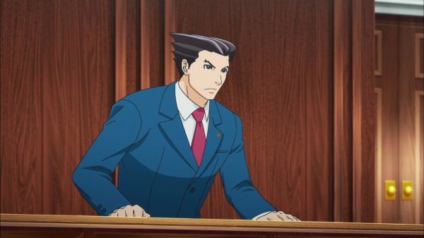 Первоклассный адвокат Феникс Райт аниме кадры