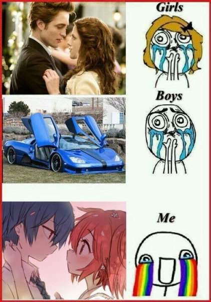 Аниме мемы Юри