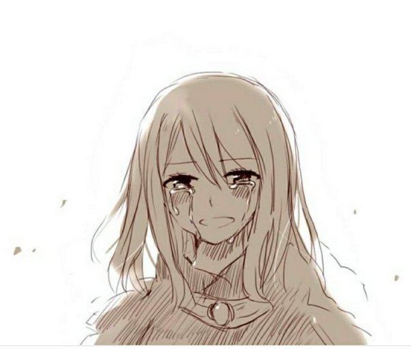 Плачущая девушка аниме