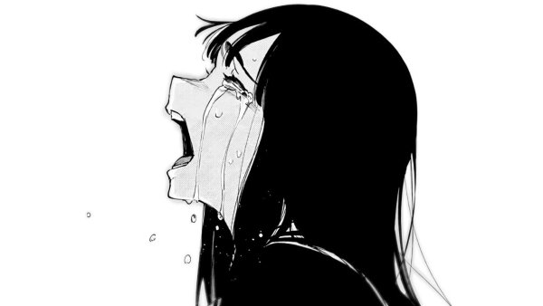 Плачущая девушка аниме