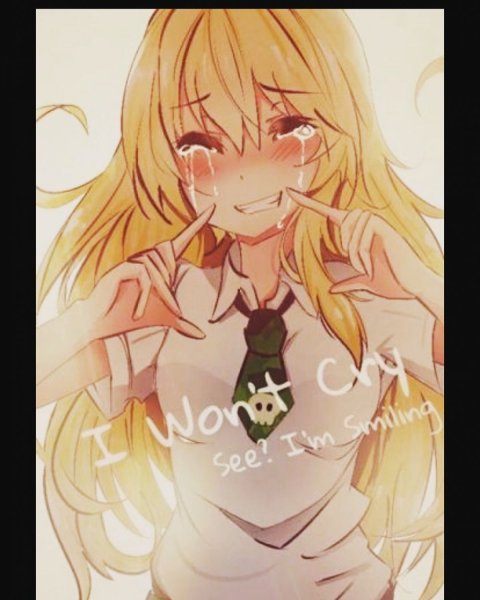 Плачущие аниме девушки