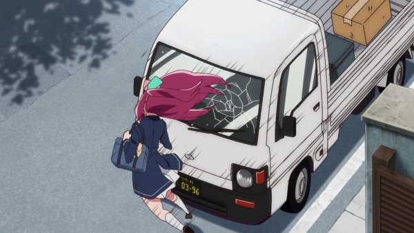 Зомбилэнд сага аниме сбитая машиной