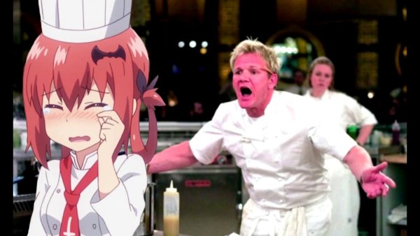 Аниме девочки с Гордоном Рамзи