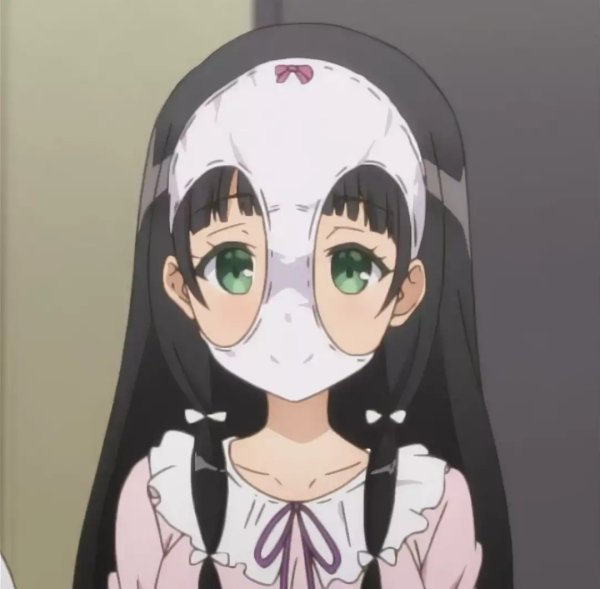 Аниме девушка с трусами на голове