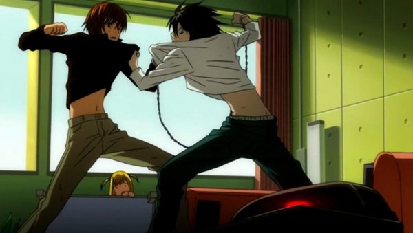 Тетрадь смерти Кира и Лайт