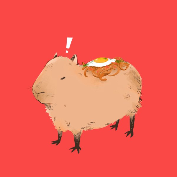 Капибара рисунок