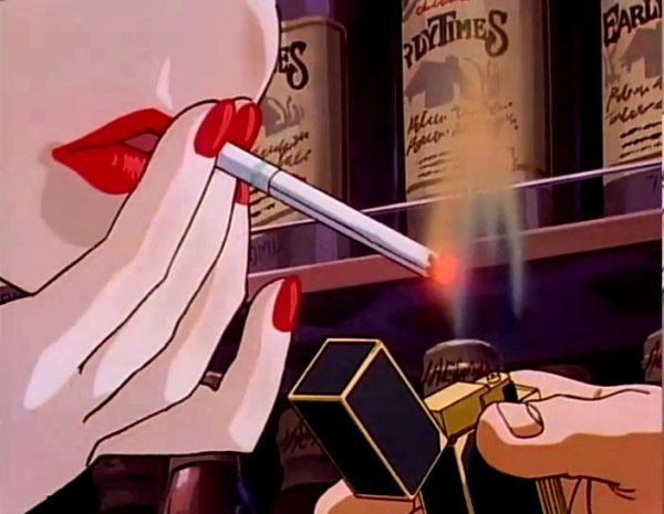 Аниме с сигаретой