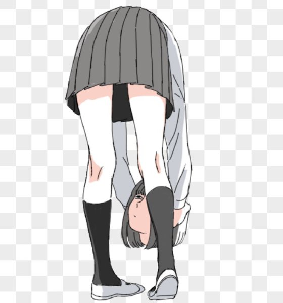 Аниме тян ноги