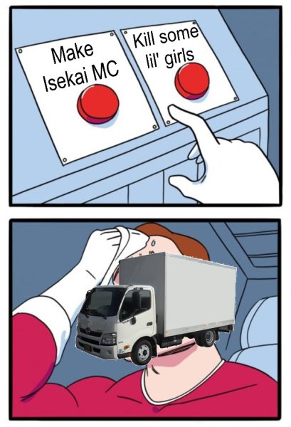 С грузовиком аниме